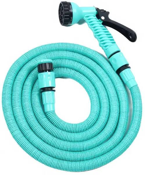 Гибкий шланг для полива EXPANDABLE GARDEN HOSE 15 м растягивающийся с распылителем 7 режимов Гибкий шланг для полива EXPANDABLE GARDEN HOSE 15 м растягивающийся с распылителем 7 режимов