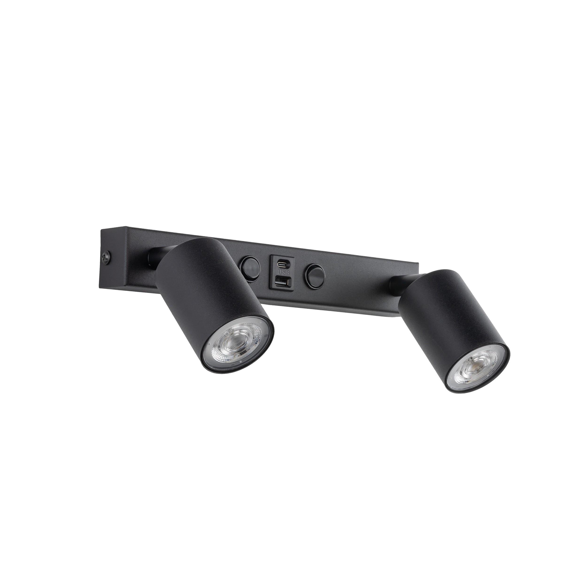 Бра TK Lighting TOP 2 Z USB Black (10277)