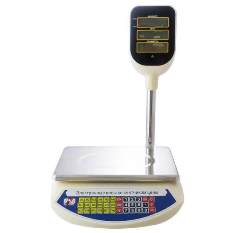 Торгівельні ваги акумуляторні зі стійкою PROMOTEC PM-5052 40 кг (18728837) Торгівельні ваги акумуляторні зі стійкою PROMOTEC PM-5052 40 кг (18728837)