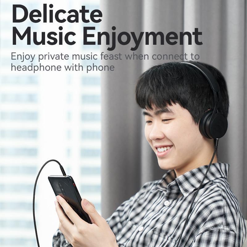 Кабель Vention 3.5 мм minijack стерео AUX TRS 3-пиновая нейлоновая оплетка 3 м Черный (BAWBI) - фото 7 Кабель Vention 3.5 мм minijack стерео AUX TRS 3-пиновая нейлоновая оплетка 3 м Черный (BAWBI) - фото 7