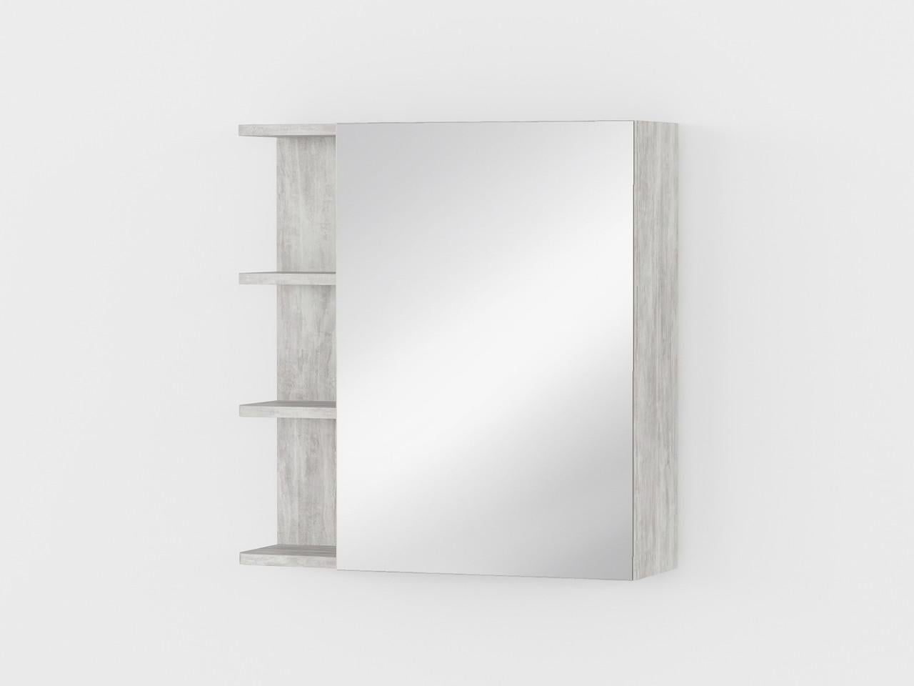 Зеркало в ванную комнату My Room VK-51 с полками 620x640x208 мм Бетон (43987498073984692640987024)
