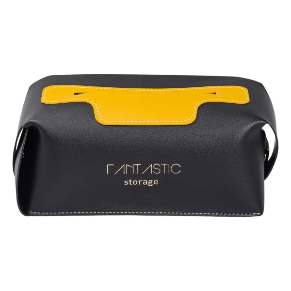 Салфетница в салон автомобиля 22х11,5х9 см Черный