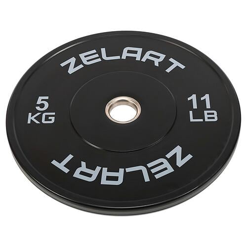 Бамперные диски резиновые Zelart Bumper Plates TA-4790-5 5 кг Черно-серый (TA-4790-5)