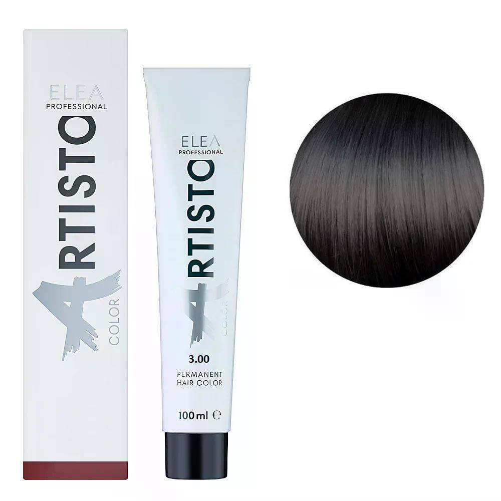 Крем-краска для волос Elea Professional Artisto Color 3.00 Натуральный темный шатен 100 мл