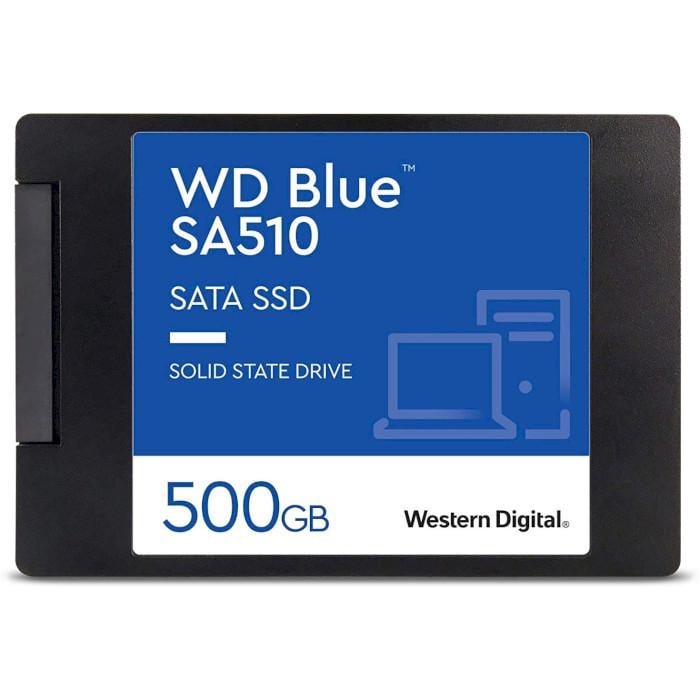 Накопичувач SSD Western Digital Blue 500 Гб SATA Black (WDS500G3B0A)