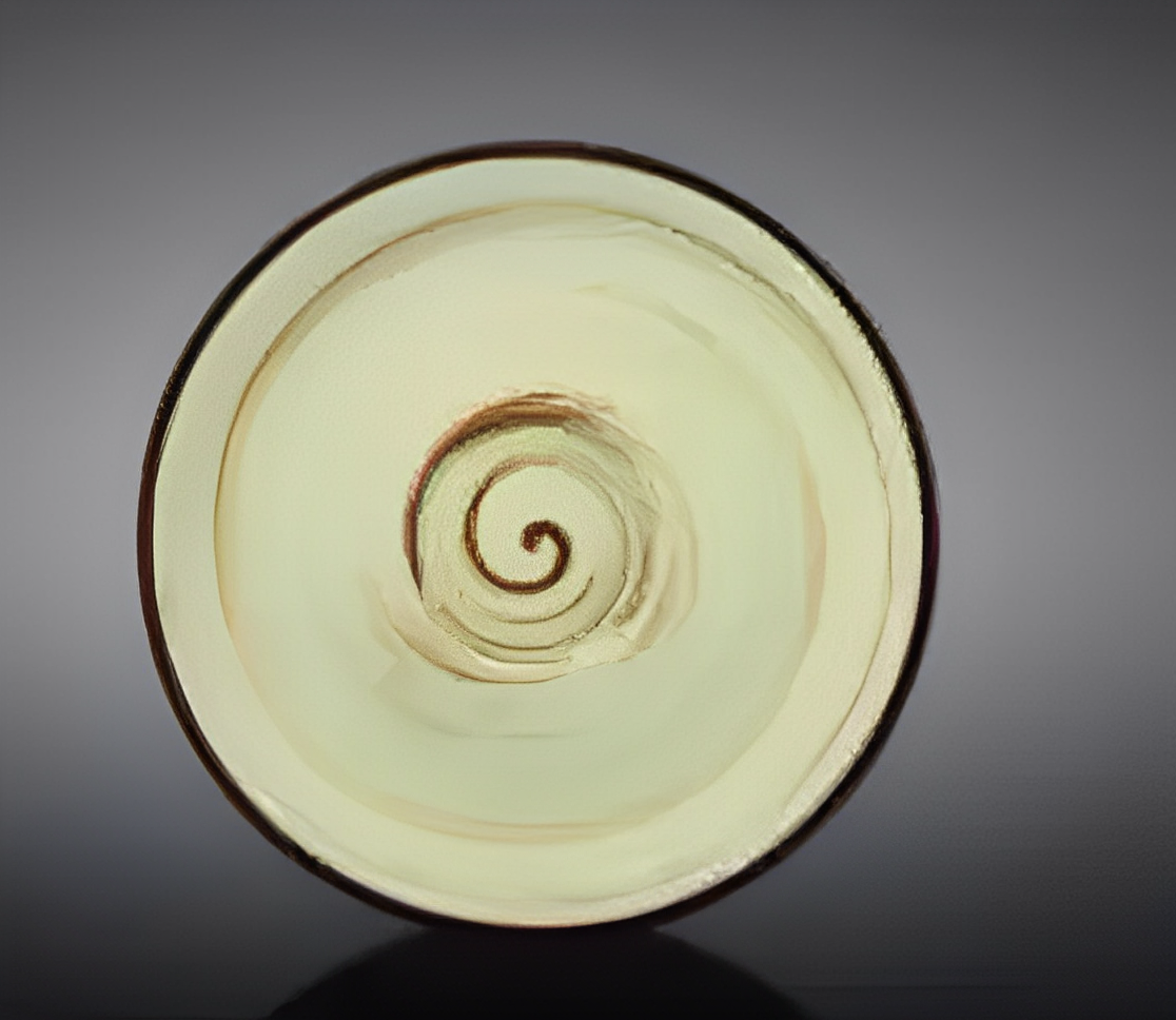 Блюдце Wilmax SPIRAL PISTACHIO 14см