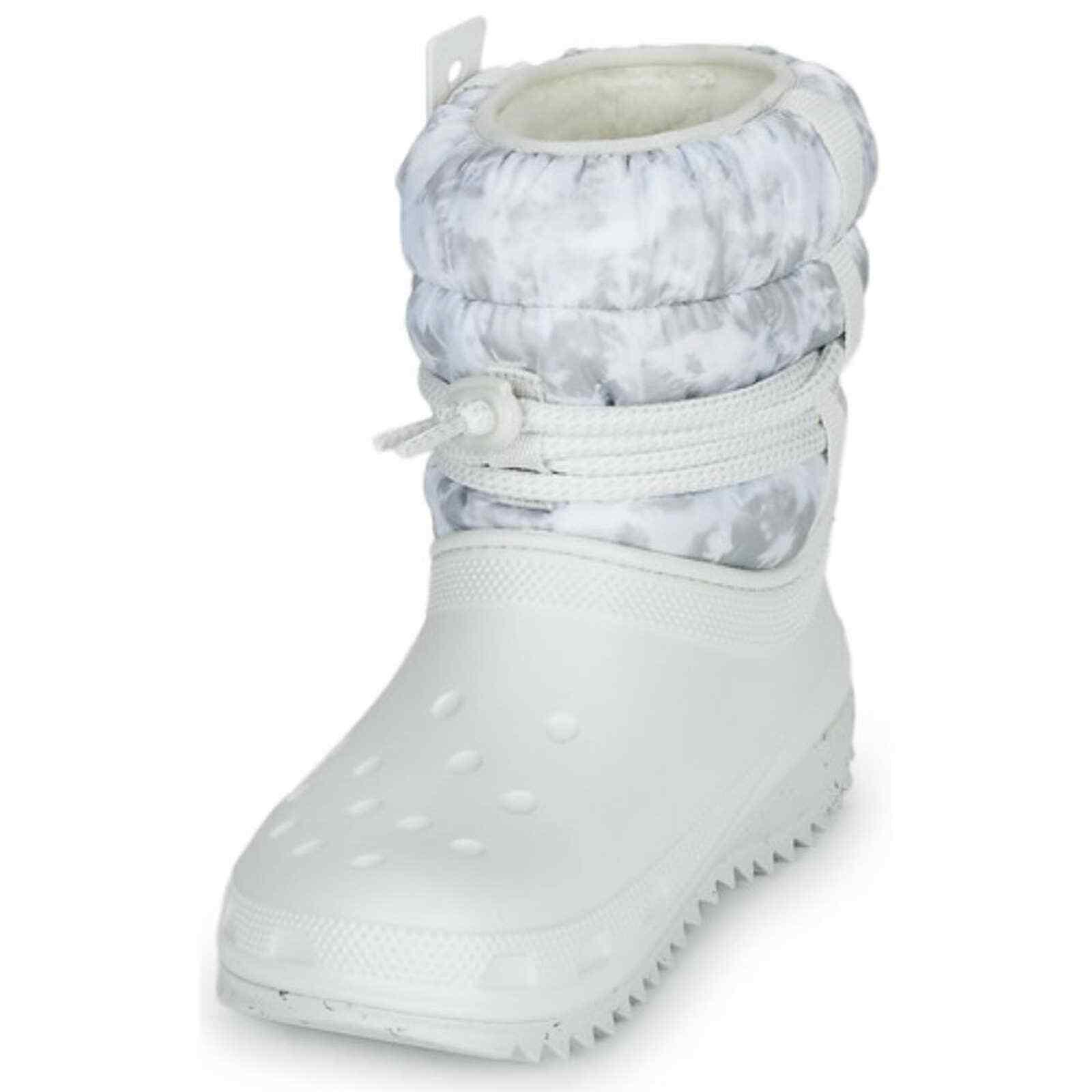 Зимние сапоги Crocs Classic Neo Puff Luxe р. W8/EUR 38-39 Almost White/Light Grey (11034612) - фото 5