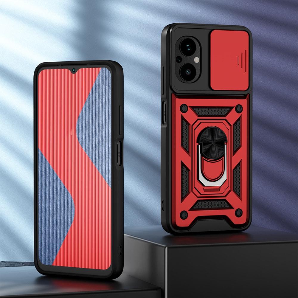 Чехол с защитой камеры 3DGuard Xiaomi Poco M5 Red (32488-2D) - фото 2
