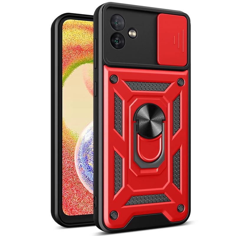 Противоударный ударопрочный чехол Camshield Serge Ring для Samsung Galaxy A05 Красный