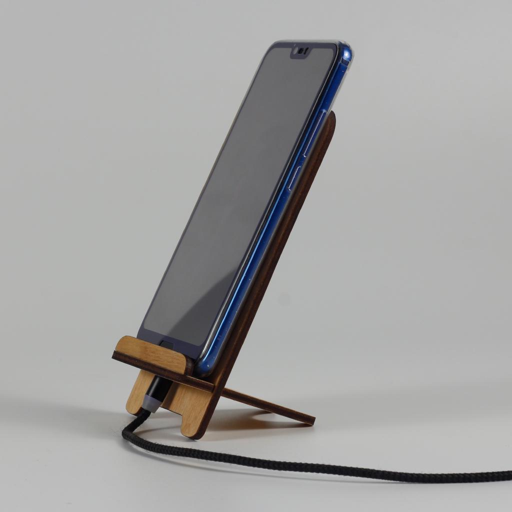 Підставка-тримач для телефону з дерева 28 (03020021) - фото 8 Підставка-тримач для телефону з дерева 28 (03020021) - фото 8