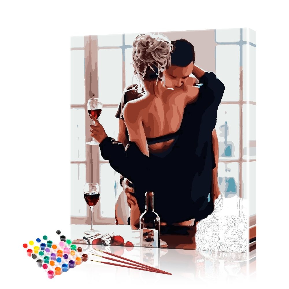 Картина по номерам ArtSale Любовная история PBN0843 40х50 см