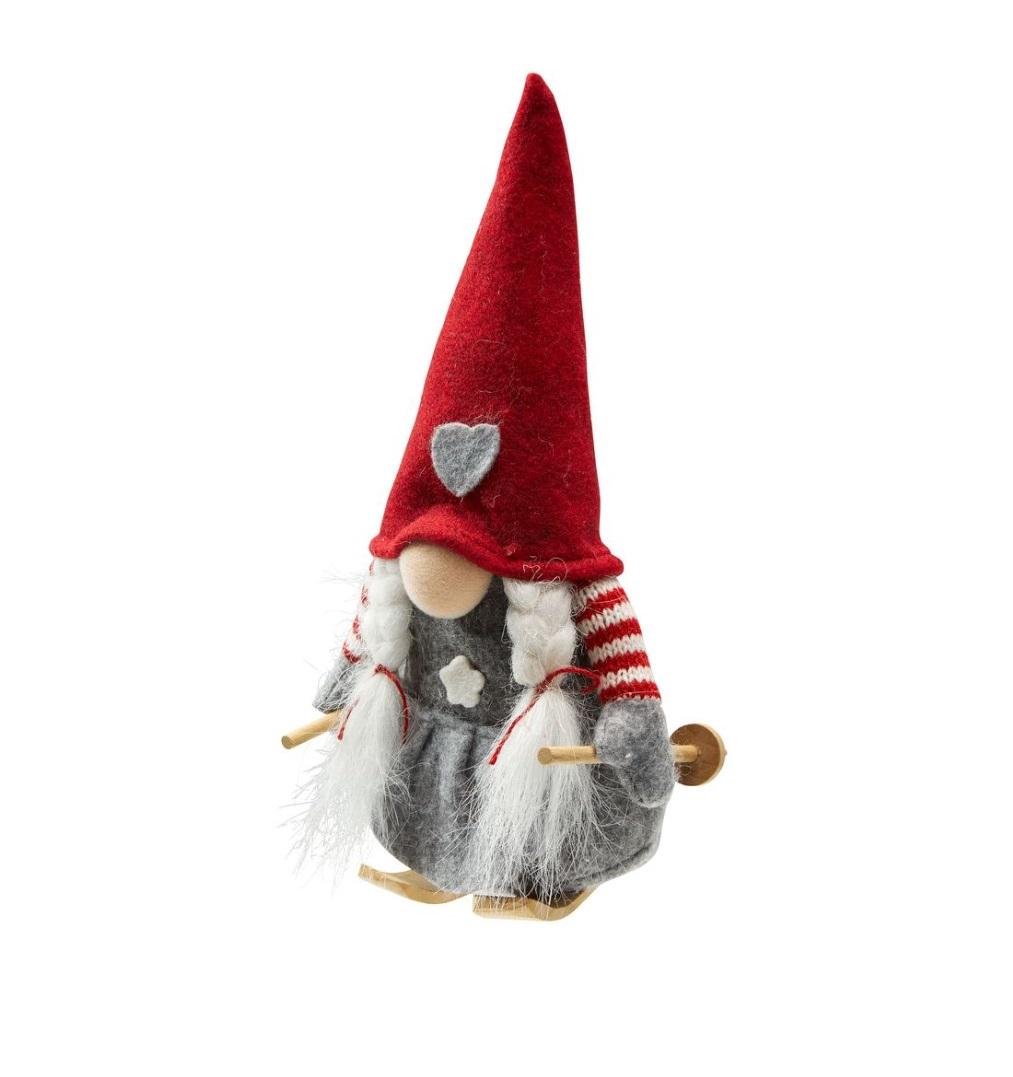 Фигура новогодняя Гном 23 см из полиэстера (eab8cbc6)