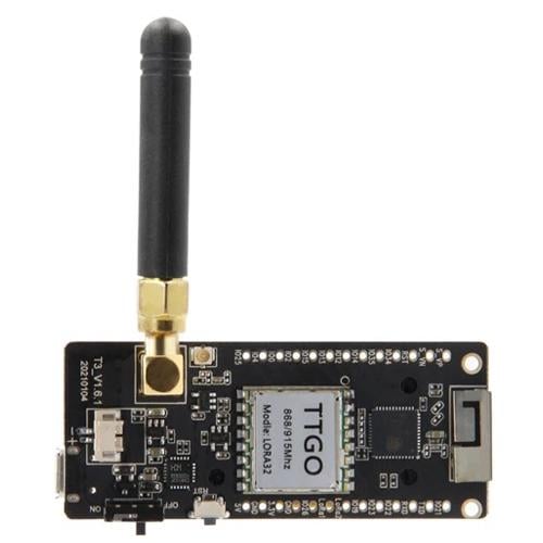 Плата разработчика LILYGO TTGO LoRa32 T3 v1.6.1 ESP32 868 МГц OLED Black (957075) - фото 2 Плата разработчика LILYGO TTGO LoRa32 T3 v1.6.1 ESP32 868 МГц OLED Black (957075) - фото 2