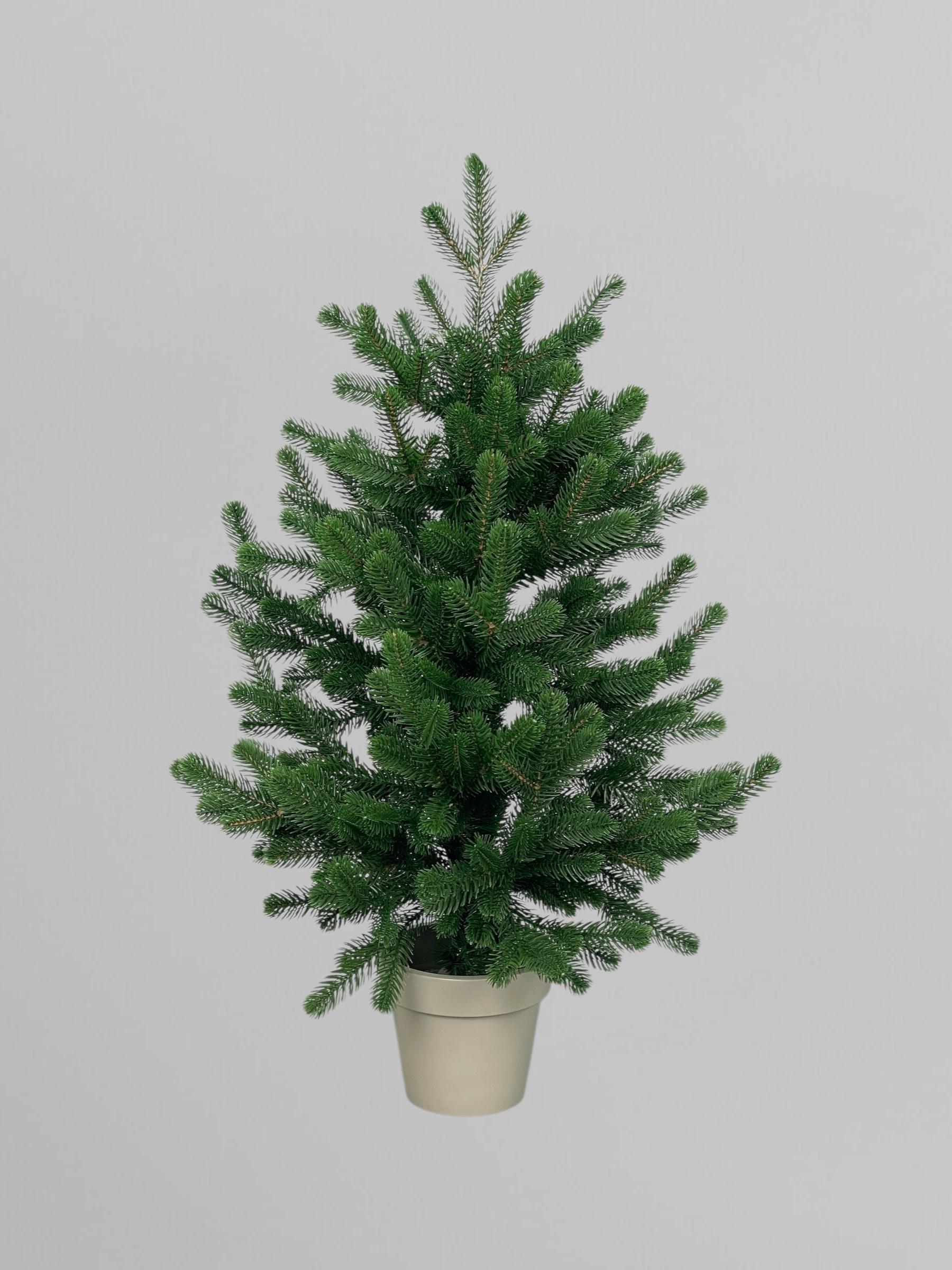 Искусственная елка литая Traditional в горшке 70 см Зеленый (Н01019) - фото 2 Искусственная елка литая Traditional в горшке 70 см Зеленый (Н01019) - фото 2