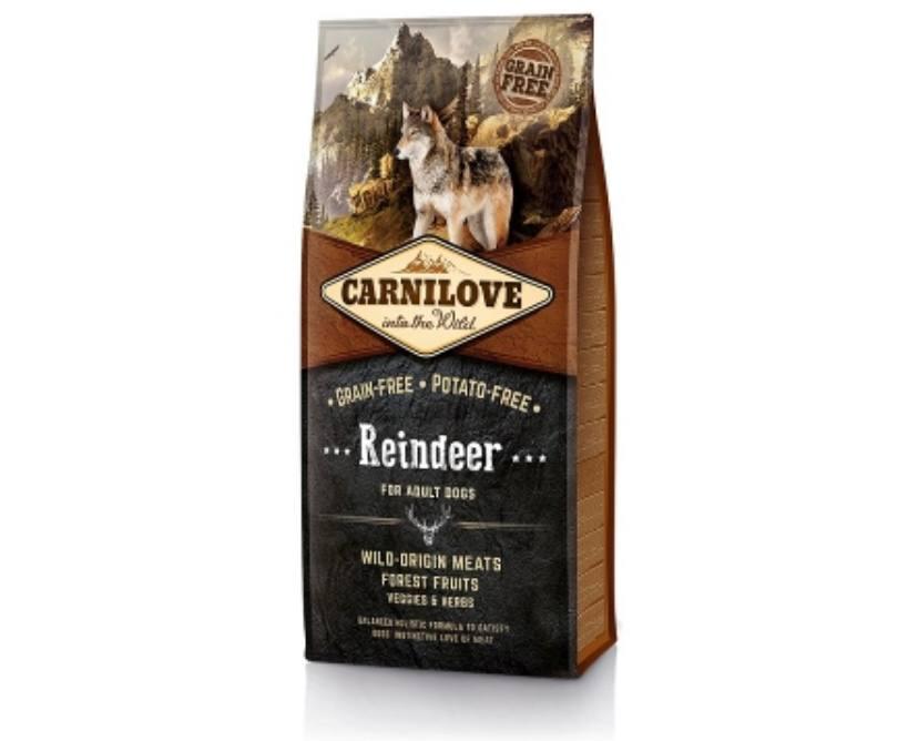Сухой корм Carnilove Raindeer для взрослых собак всех пород со вкусом оленины и кабана 12 кг (7388697)