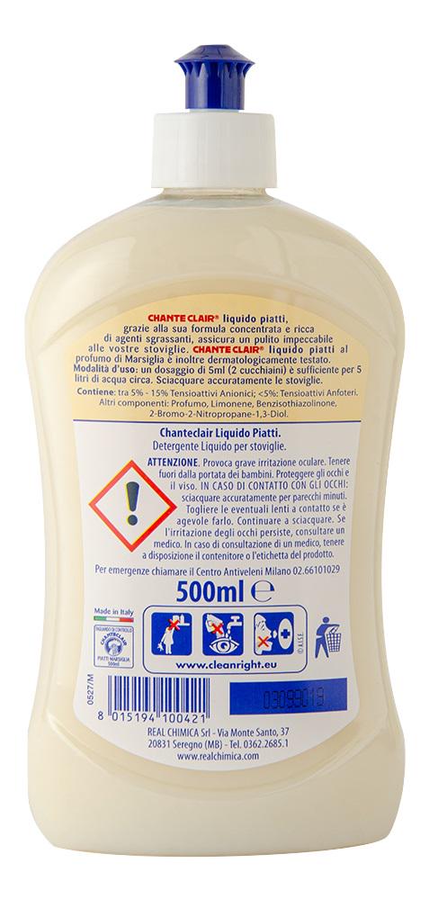 Средство для мытья посуды Chante Clair Piatti Marsiglia 500 мл - фото 2 Средство для мытья посуды Chante Clair Piatti Marsiglia 500 мл - фото 2