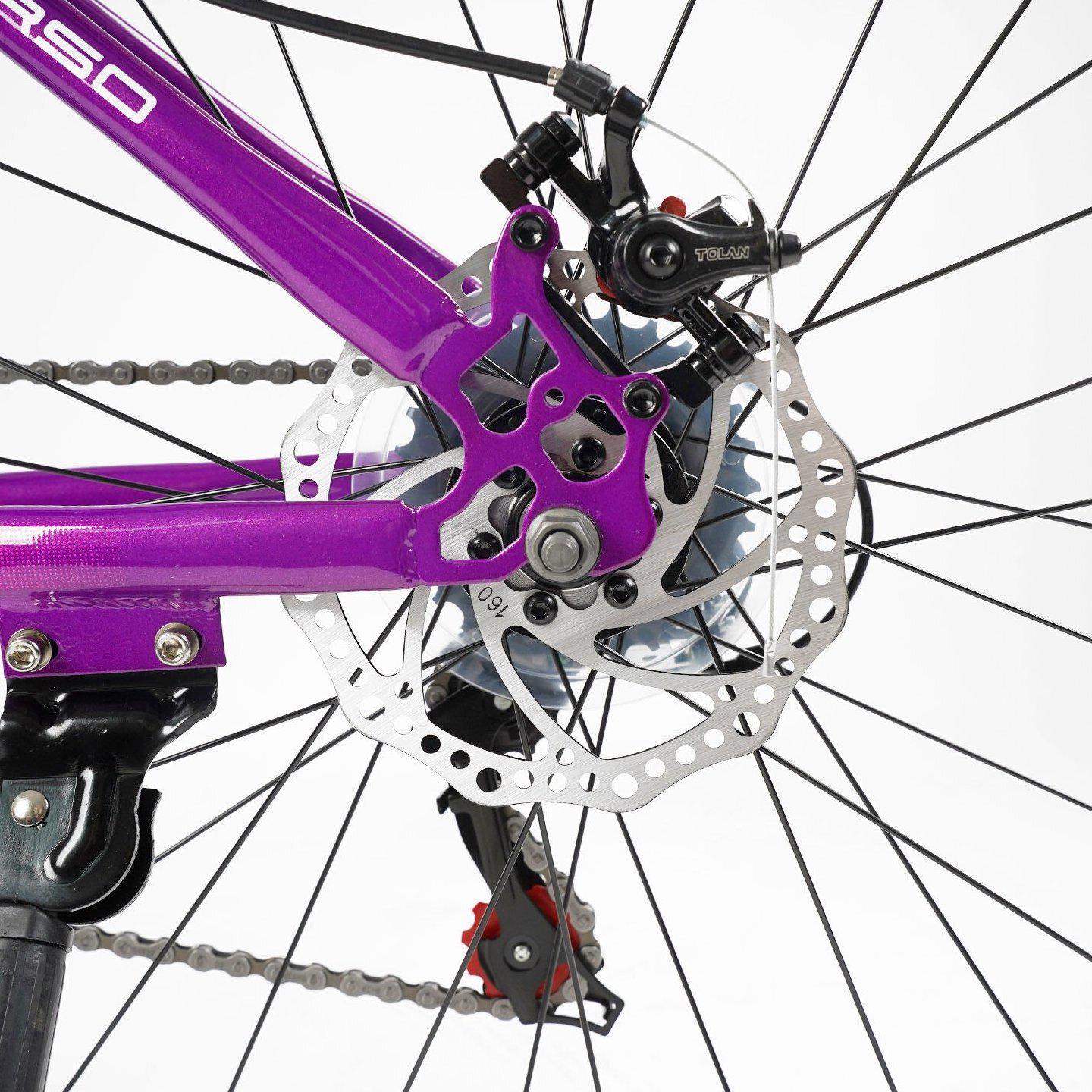 Велосипед гірський Corso Energy 26"/15" Фіолетовий (683344150) - фото 6