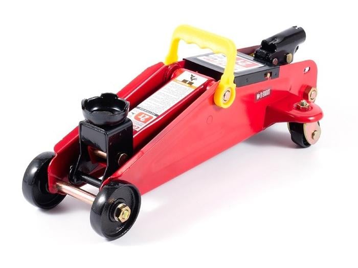 Домкрат гидравлический Carlife FJ590P подкатной 2 т 135-335 мм пластик 9 кг