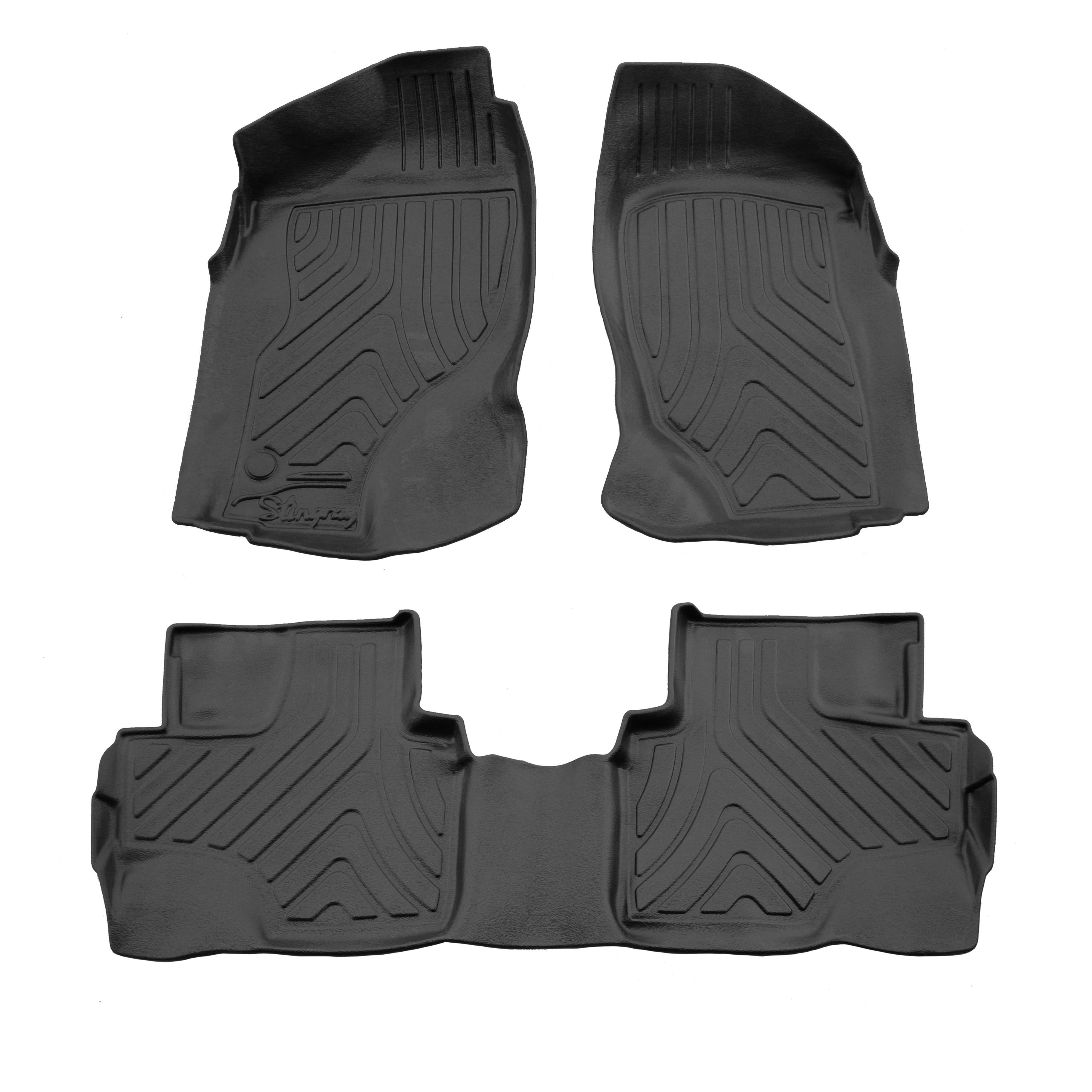 Коврики Stingray 3D для Nissan Terrano R20 1993-2007 полиуретан 3 шт. Черный (158345)