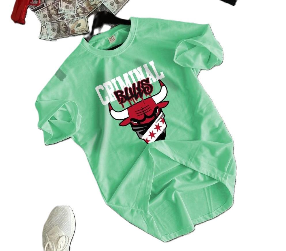 Футболка чоловіча Chicago Bulls 2194640569/3 оверсайз L М'ятний (2194640569/3/3)