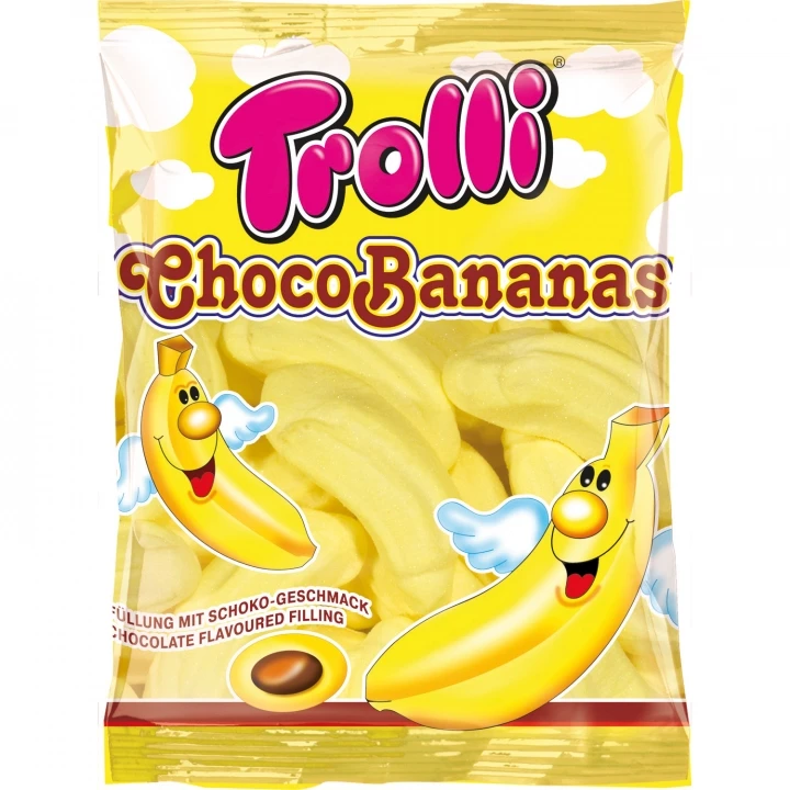 Маршмеллоу Trolli Банан Шоколад 150 г (2179513192)