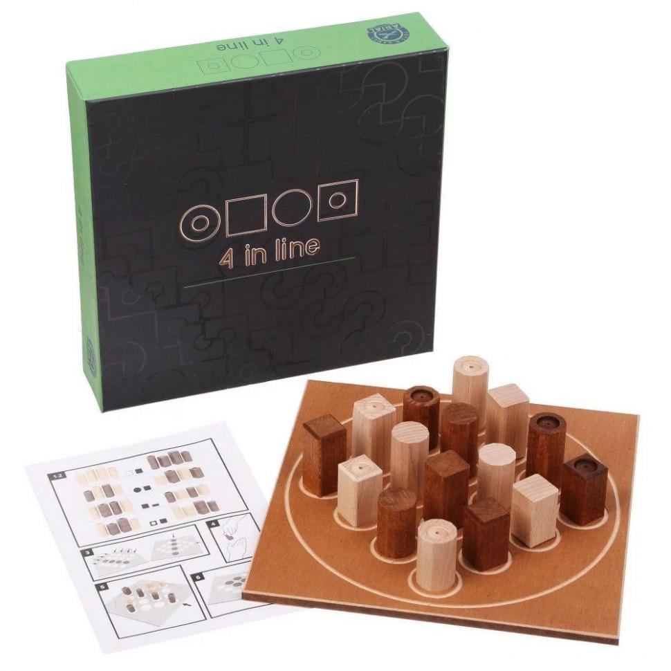 Настільна гра Arial 4 на лінії 910404 дерев'яна (RLT14821)