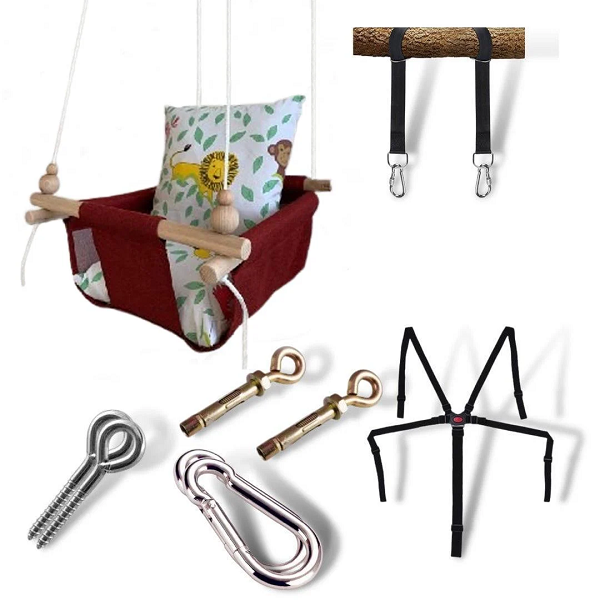 Детская качеля Infancy Африка Бордовый (10139746)