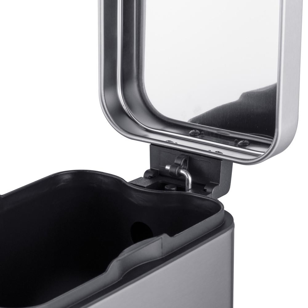 Відро для сміття з плавним закриттям MIXXUS Premium Quadro-TC0105 SS Color прямокутне 5 л Нержавіюча сталь (MI7062) - фото 10 Відро для сміття з плавним закриттям MIXXUS Premium Quadro-TC0105 SS Color прямокутне 5 л Нержавіюча сталь (MI7062) - фото 10