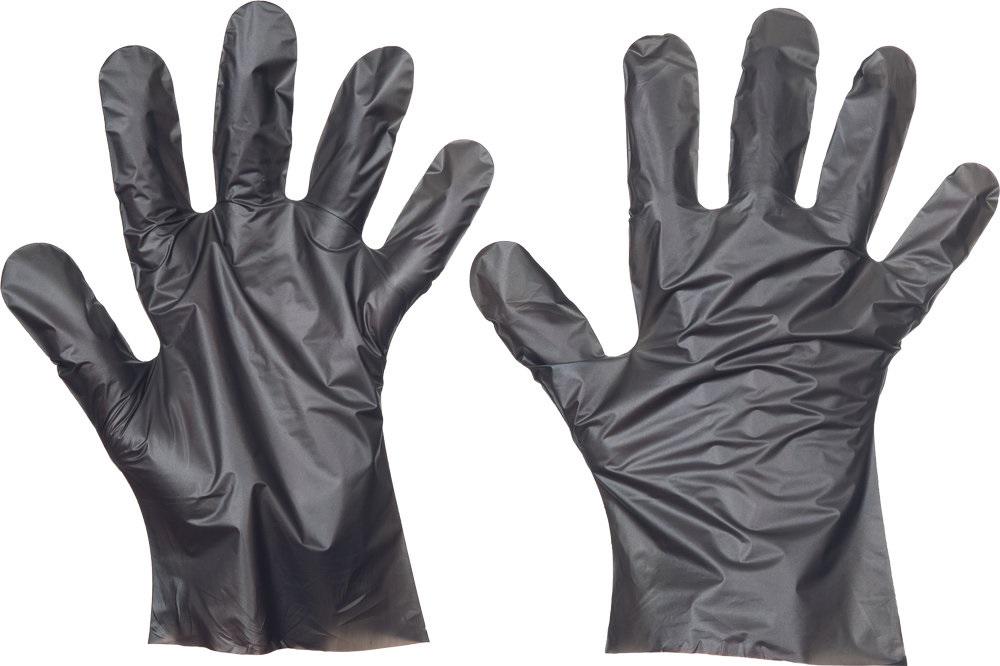 Перчатки TPE L 200 шт. Черный (33008086)