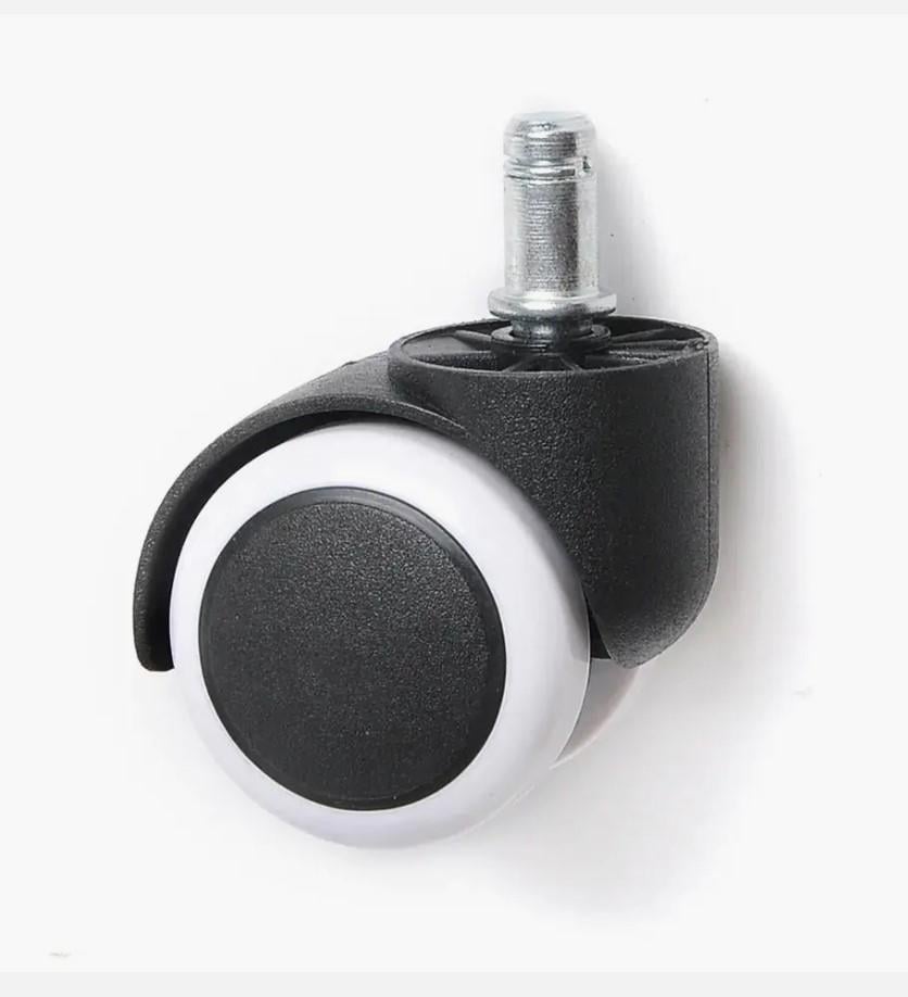 Ролик колесо гумовий для офісного крісла d 10 мм