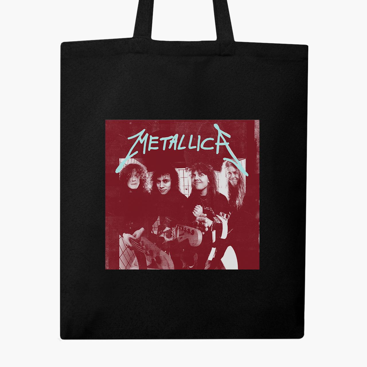 Еко сумка шоппер Metallica 41x35 см Чорний (9227-2981-BK) - фото 4