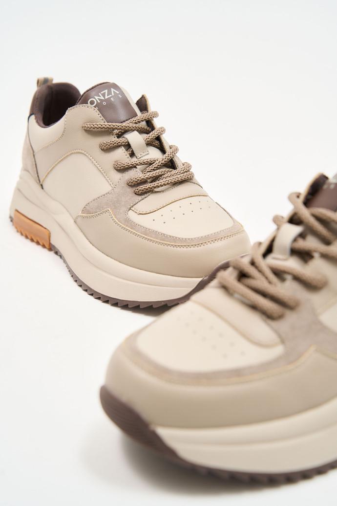 Кроссовки женские LONZA р. 37 Бежевый (180005) - фото 5 Кроссовки женские LONZA р. 37 Бежевый (180005) - фото 5