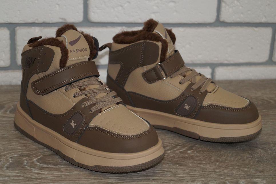 Черевики зимові дитячі підліткові Paliament р. 36 23 см Коричневий (31558-36) - фото 4 Черевики зимові дитячі підліткові Paliament р. 36 23 см Коричневий (31558-36) - фото 4