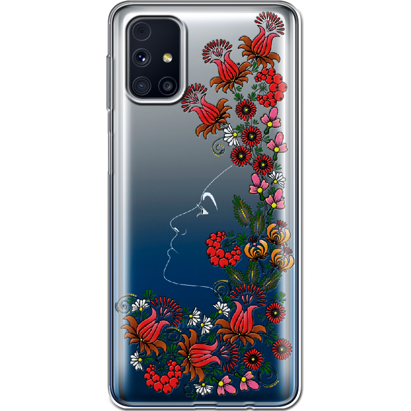 Чехол Boxface Samsung M317 Galaxy M31s 3D Ukrainian Muse Прозорий силікон (40942-bk64-40942)