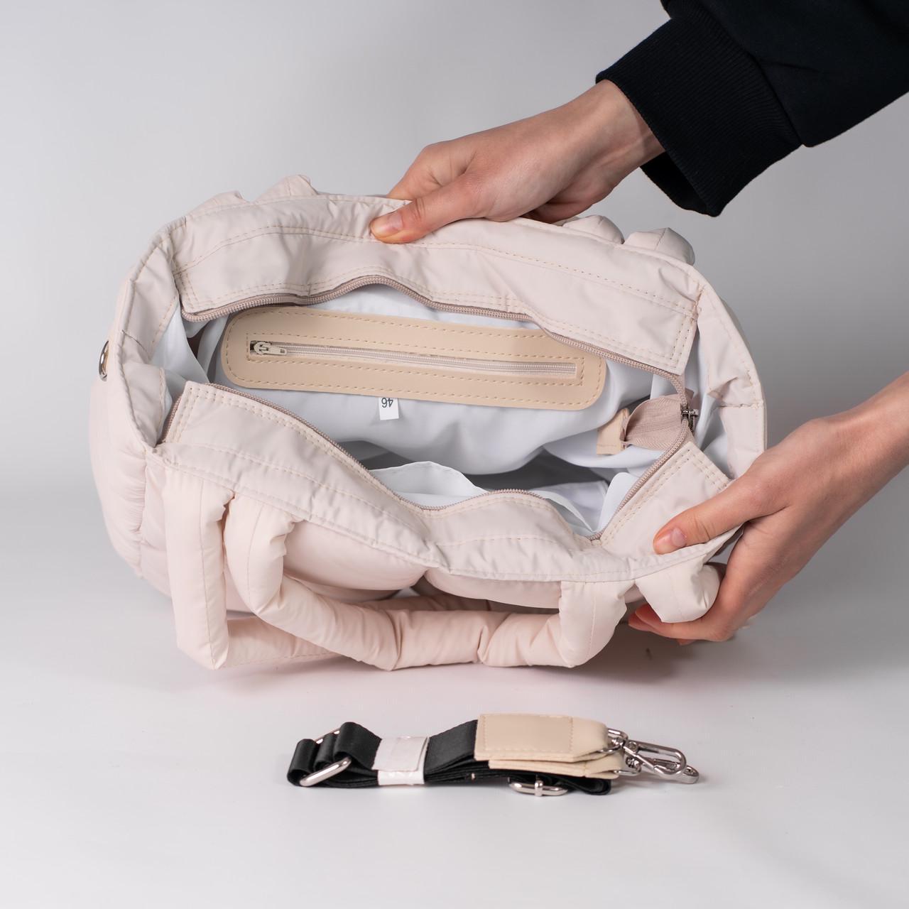 Сумка женская шопер XENIA № 14-24 Молочный - фото 3 Сумка женская шопер XENIA № 14-24 Молочный - фото 3