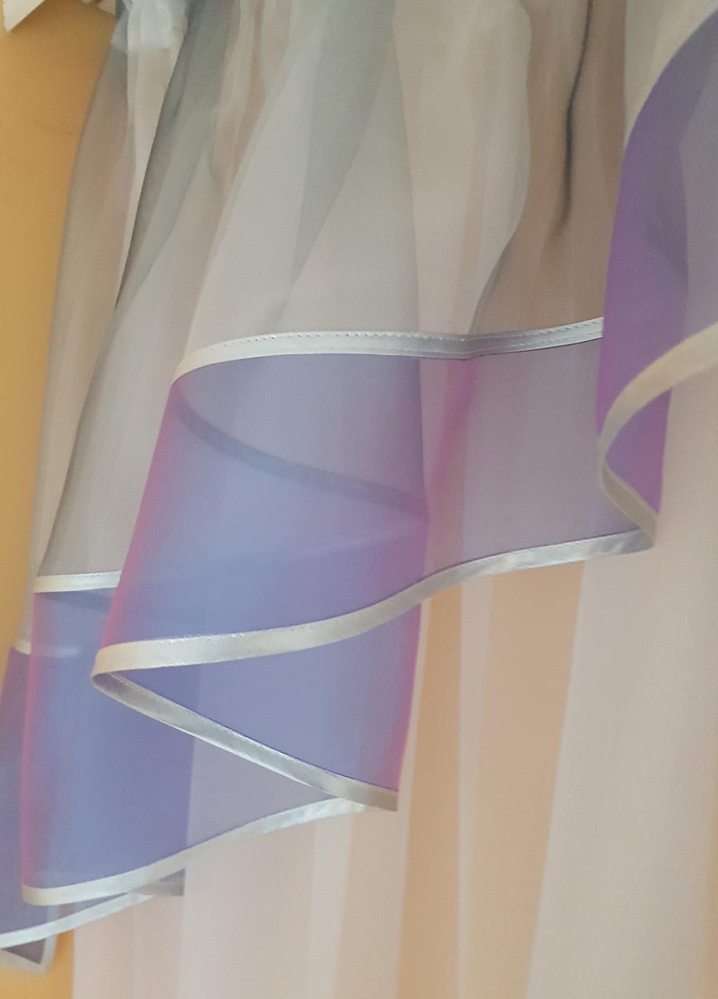 Ламбрекен Firanka Simple карниз 200 см Фиолетовый с серым (93_5пб) - фото 3 Ламбрекен Firanka Simple карниз 200 см Фиолетовый с серым (93_5пб) - фото 3