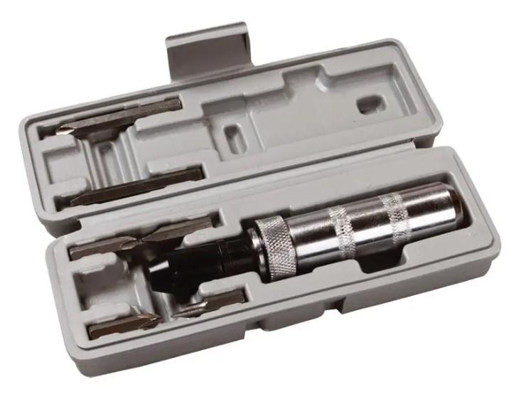 Отвертка ударная Intertool с комплектом насадок 6 ед. (HT-0430)