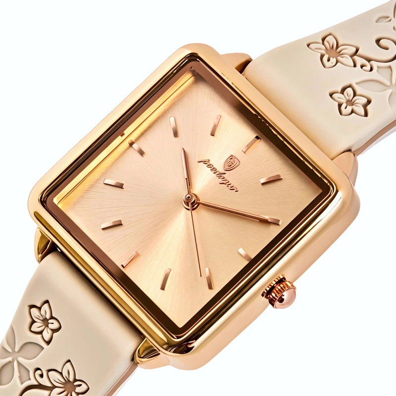 Годинник жіночий Poedagar Annet Beige 2 ремінці