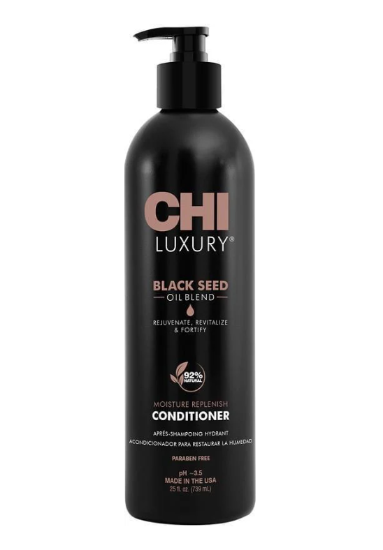 Кондиціонер зволожувальний з олією чорного кмину CHI Luxury Black Seed Oil 739 мл (2553179749)