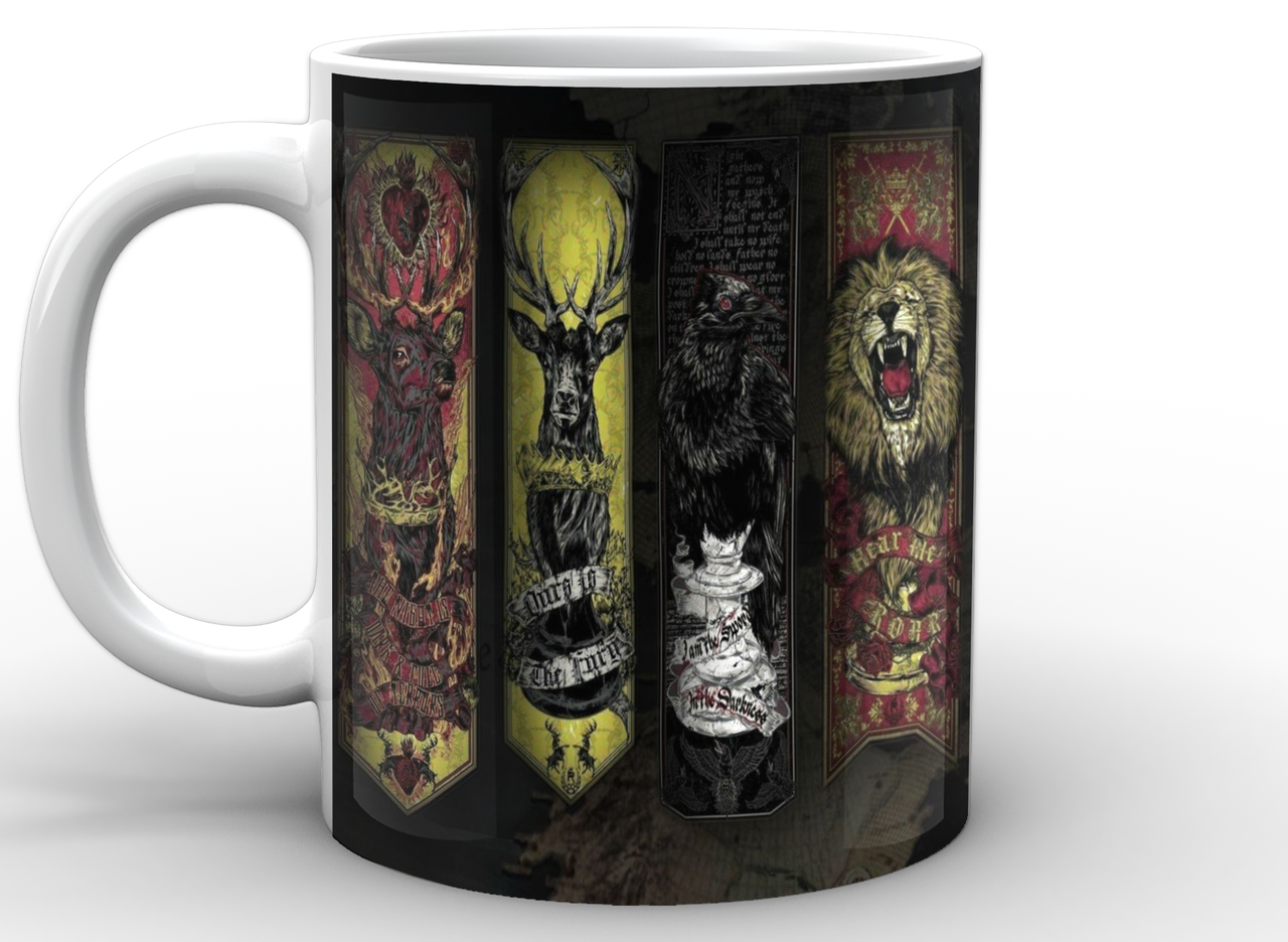 Чашка GeekLand Игра Престолов надпись 330 мл