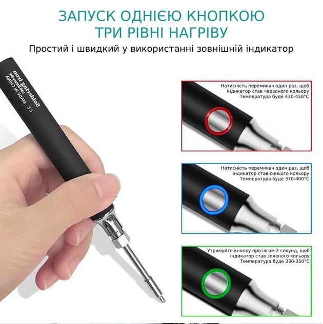 Паяльник USB 8 Вт 5 В 900мА (M54) - фото 2