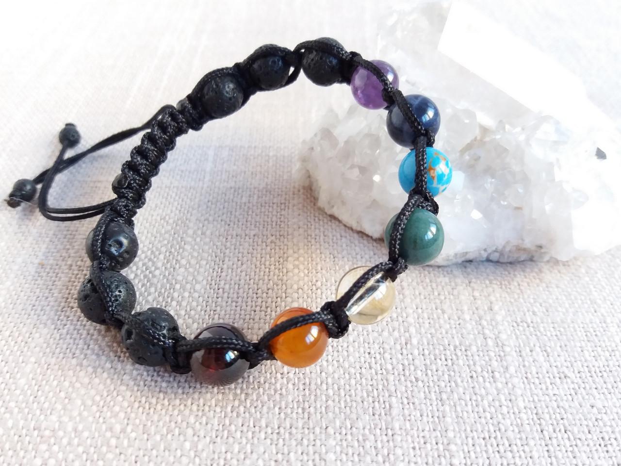 Браслет 7 чакр Шамбала d 8 мм (1890880638) - фото 7 Браслет 7 чакр Шамбала d 8 мм (1890880638) - фото 7