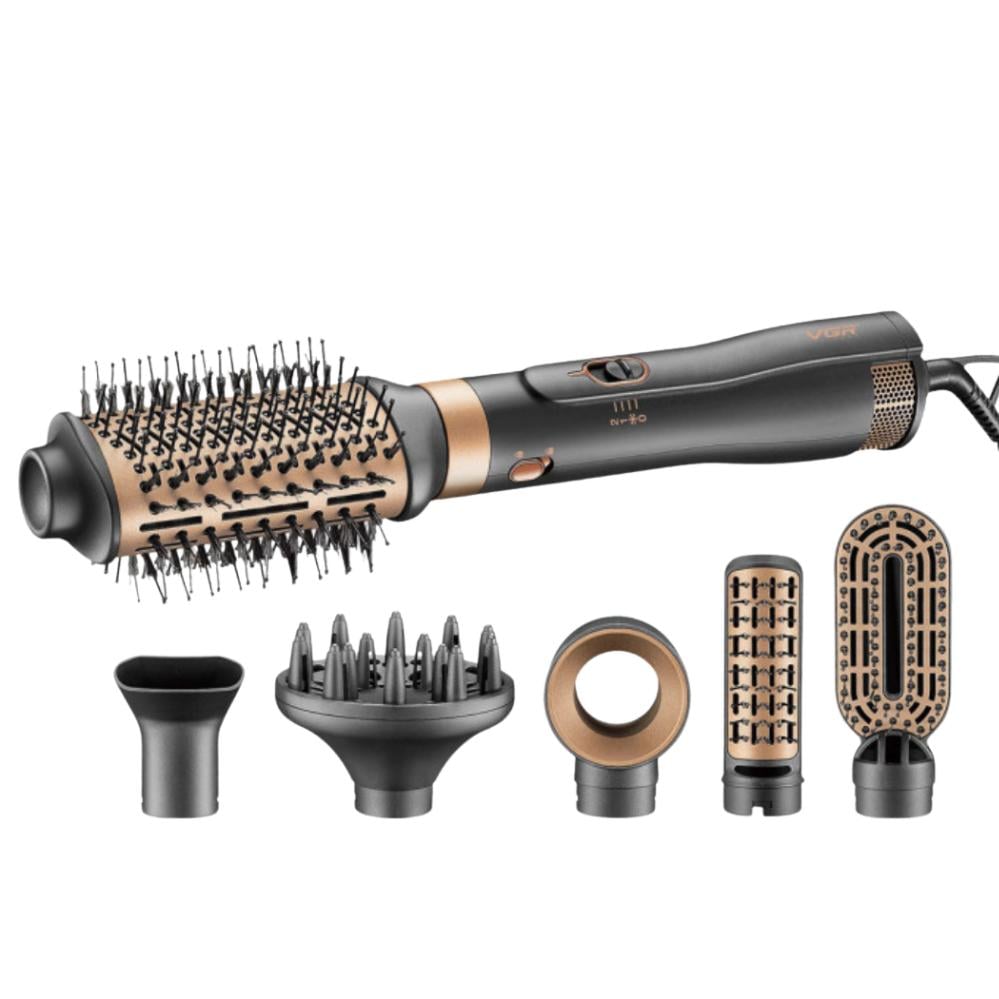 Мультистайлер для волосся VGR V-491 6в1 набір для укладання волосся 3 режими 6 насадок (120.1892) Мультистайлер для волосся VGR V-491 6в1 набір для укладання волосся 3 режими 6 насадок (120.1892)