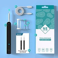 Отоскоп для телефона NE7 Wi-Fi HD 6 LED ламп 3,6 мм Чорний (2087295699) - фото 2