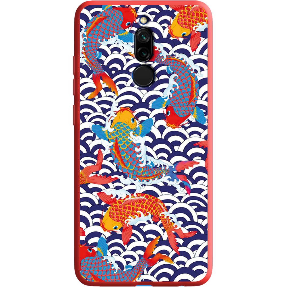 Чехол Boxface Xiaomi Redmi 8 Koi Fish Красный силикон (38411-up2477-38680)
