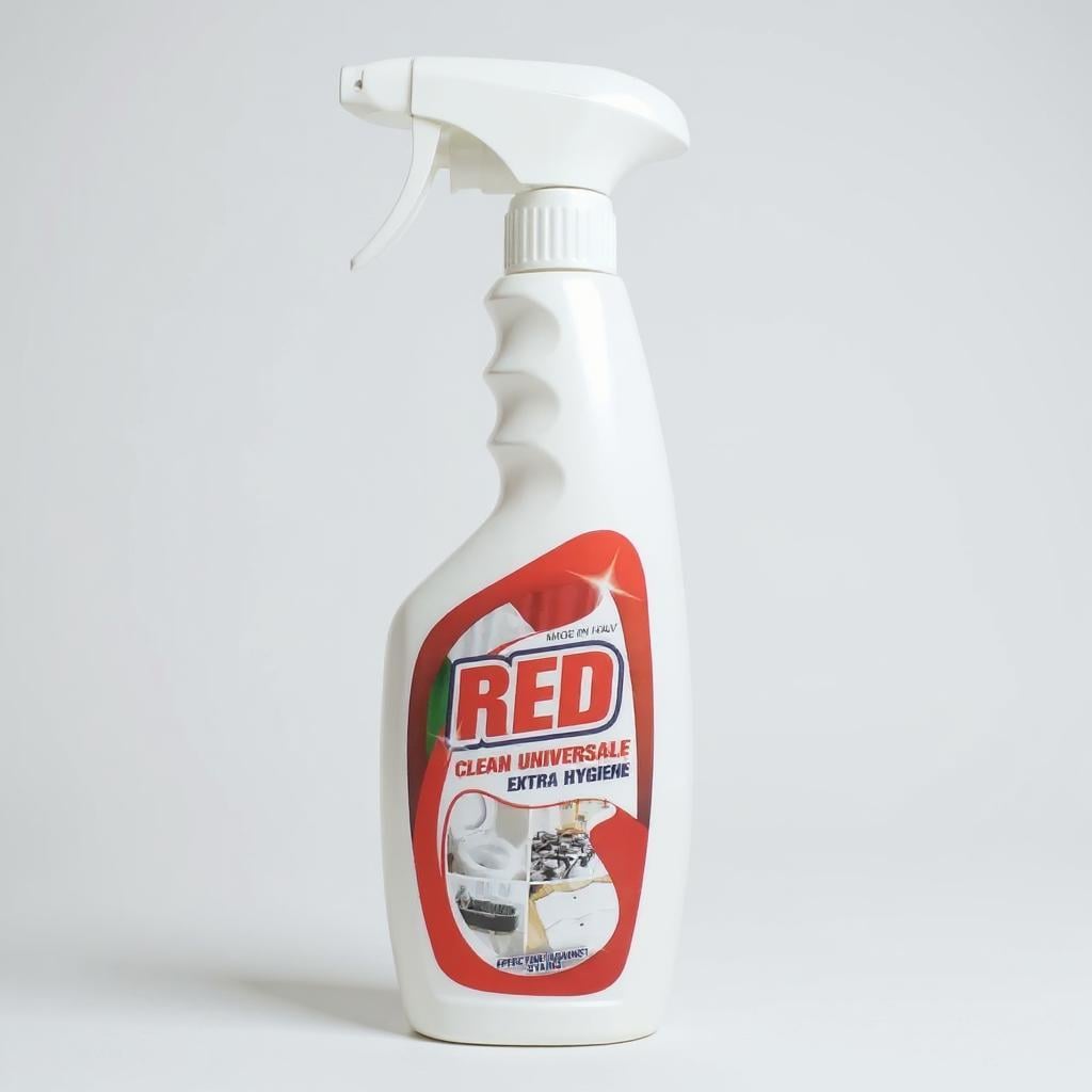 Спрей для уборки универсальный RED Clean Universale средство для кухни и ванны для удаления загрязнений 500 мл