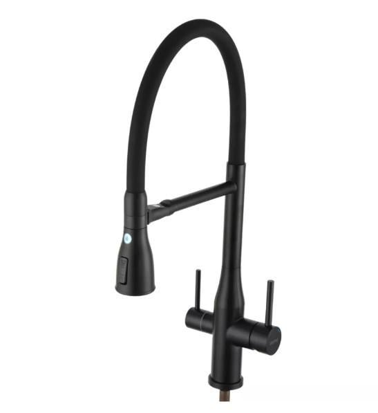 Смеситель для кухни Gappo G4399-76 с выходом для питьевой воды с гибким изливом (57970)