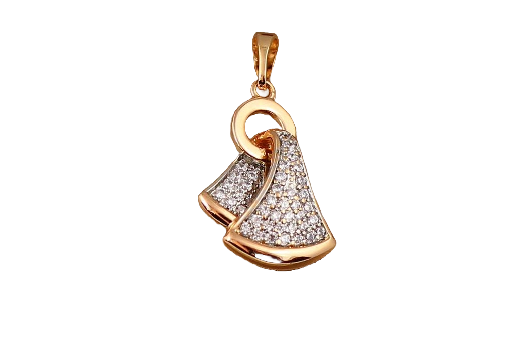 Кулон Xuping Jewelry косиночка с родием 2,2 см Золотистый (2629122581) Кулон Xuping Jewelry косиночка с родием 2,2 см Золотистый (2629122581)