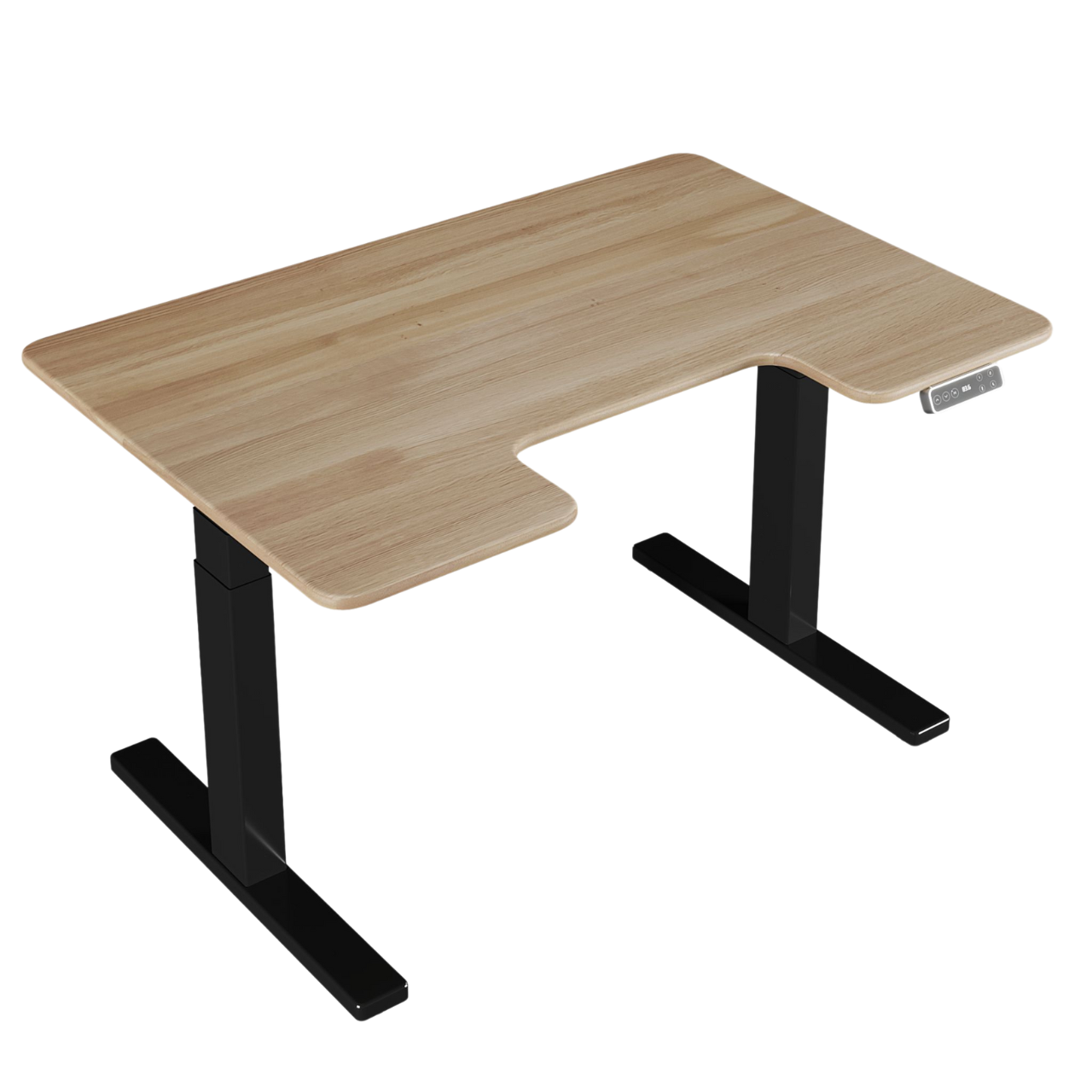 Стол с регулировкой высоты TEHNOTABLE BestFit Pro с эргономичным вырезом дуб 1200x820x20 мм (005-19-01/020-14-01) Стол с регулировкой высоты TEHNOTABLE BestFit Pro с эргономичным вырезом дуб 1200x820x20 мм (005-19-01/020-14-01)