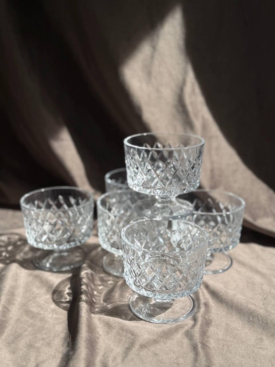 Набор креманок Olens Kercheh стеклянные 6 шт./290 мл Прозрачный (102-1638)